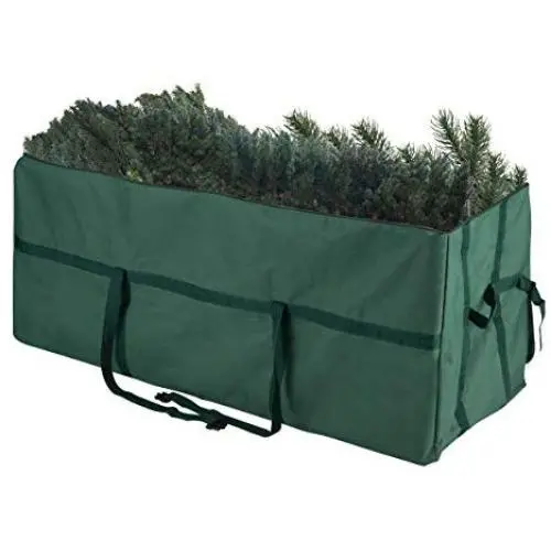 Elf Stor 83-DT5030 Heavy Duty Canvas Christmas Storage Bag Large for 9 Foot Tree, Non-Rolling, Green Elf Stor 83-DT5030 Heavy Duty Canvas Christmas Storage Bag Large for 9 Foot Tree, Non-Rolling, Green