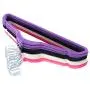 60 PCS Non Slip Velvet Clothes Suit Pants 4 colors the Shape Suit/Shirt/Pants Hangers Multicolor