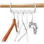 Clothes Coat Hanger Organizer Multi-Port Support Baby Clothes Drying Racks Plastic Scarf Storage Rack Hangers for Clothes 10pcs