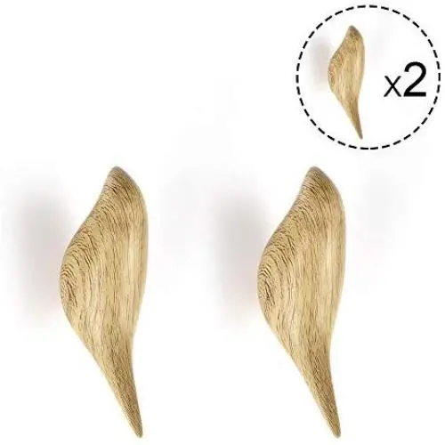 ANZOME Bird Coat Hook, 2 Pieces Wood Wall Hook, Wooden Coat Pegs Coat Hanger for Hanging Clothes, Hat, Scarves, Jackets and Headphone in Bedroom, Living Room, Hallway ANZOME Bird Coat Hook, 2 Pieces Wood Wall Hook, Wooden Coat Pegs Coat Hanger for Hanging Clothes, Hat, Scarves, Jackets and Headphone in Bedroom, Living Room, Hallway