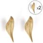 ANZOME Bird Coat Hook, 2 Pieces Wood Wall Hook, Wooden Coat Pegs Coat Hanger for Hanging Clothes, Hat, Scarves, Jackets and Headphone in Bedroom, Living Room, Hallway