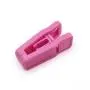 Plastic Slim-line Finger Clip Clothes Hanger Clips (60pcs, Pink)