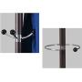 COAT RACK Home Hanger European Clothes Rack Multi-Functional Iron (Color : Black)