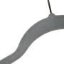 Michael Graves Design Ultra-Thin Non-Slip Velvet Clothing Hangers, Flocked & Durable, Closet Space Saving, for Garments, Suits, Dresses, Pants, Shirts, Coats, 50 Pack (Grey)