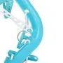 Yosooo Clothes Hanger, Laundry Drying Rack Clothes Dryer Rack, Household 32 Clips Folding Clothes Hanger Dryer Socks Underwear Drying Rack(Blue)