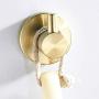 BigBig Home Stainless Steel 304 Towel Hook Champagne Golden, Wall Mounted Clothes Hanger with Screws for Bathroom and Kitchen Bathroom Accessory