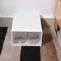 AUNMAS 2 Pcs Clear Plastic Shoe Storage Tidy Organizer Boxes Colorful Liter Stacking Drawer Transparent Storage Shoes Box(3#)