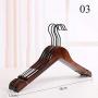 KonanAI15 Non-Slip Wooden Hangers Hanger Fashion Vintage Solid Wood Hangers Adult Clothing Store Non-Slip Clothes Racks Four Different Options