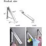 LANRCYO SRHOME Indoor/Outdoor Wall Mounted Folding Clothes Drying Rack- Clothes Hanger -Aluminum Folding Clothes Hanger Hanging on Bathroom,Bedroom Balcony and Laundry,Home Storage Organizer (2 Pack)