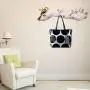 HXGL-Hanger American Creative Door Clothes Hook Wall Hanging Rack Wall Hook Porch Art Large Wall Coat Rack Flower and Bird Hook (Color : White)