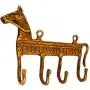Purpledip Brass Wall Hook Horse Affair: Vintage Design Coat Clothes Hanger (11733) Purpledip Brass Wall Hook Horse Affair: Vintage Design Coat Clothes Hanger (11733)