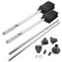 Probrico Pull Down Wardrobe Lift Heavy Duty Adjustable Wardrobe Clothing Rail Clothes Hanger Closet Rod for Wardrobe Bedroom Closet Space Saving (32.68inch-42.28inch)