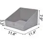 GRANNY SAYS Open Storage Bins, Trapezoid Storage Box, Closet Shelf Storage Bins, Gray, 3-Pack GRANNY SAYS Open Storage Bins, Trapezoid Storage Box, Closet Shelf Storage Bins, Gray, 3-Pack