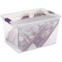 Sterilite 17571706 66-Quart ClearView Latch Boxes Storage Tote Container (24 Pack)