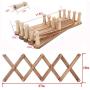 OROPY Wooden Expandable Coat Rack Wall Mounted Multi-Purpose Closet Hook for Door and Wall (X Shape, 14 Peg Hooks) OROPY Wooden Expandable Coat Rack Wall Mounted Multi-Purpose Closet Hook for Door and Wall (X Shape, 14 Peg Hooks)