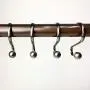 Gankmachine 12pcs Anti-Rust Decorative Curtain Hooks Iron Ball Bathroom Shower Rod Rolling Hanger Hanging Curtain Hook Ring Gankmachine 12pcs Anti-Rust Decorative Curtain Hooks Iron Ball Bathroom Shower Rod Rolling Hanger Hanging Curtain Hook Ring