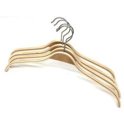 KOOBAY Zara Style Clothes Hanger 30Pcs16.5 Space Saving Natural Wood Coat Hanger