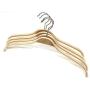 KOOBAY Zara Style Clothes Hanger 30Pcs16.5 Space Saving Natural Wood Coat Hanger