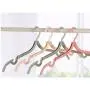 Traveling Clothes Hangers Multi-Function Portable Outdoor Plastic Folding Baby Hanger for Clothes Drying in Clothes Organizer 10pcs Random Color