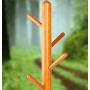 WZP Household Coat Rack Solid Wood Floor Rack Bedroom Clothes Rack Fashion Creative Living Room Combination Hanger Home/B