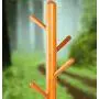 WZP Household Coat Rack Solid Wood Floor Rack Bedroom Clothes Rack Fashion Creative Living Room Combination Hanger Home/B