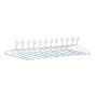 Safco Products 4165 Extra Hangers for 48&quotW Shelf Rack 4164, sold separately, Chrome