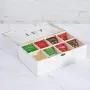 MyGift 8-Compartment Vintage White Wood Tea Bag Storage Boxes with Lid MyGift 8-Compartment Vintage White Wood Tea Bag Storage Boxes with Lid