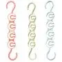 10pcs Random Color New Pro Clothes Storage Hangers Clothes Drying Rack Multi-Functional Plastic Scarf Circle Clothes Hanger 10pcs Random Color New Pro Clothes Storage Hangers Clothes Drying Rack Multi-Functional Plastic Scarf Circle Clothes Hanger