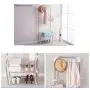 WZP Household Coat Rack Hall Floor Rack Bedroom Multi-Purpose Clothes Rack Simple Living Room Stainless Steel Hanger Modern WZP Household Coat Rack Hall Floor Rack Bedroom Multi-Purpose Clothes Rack Simple Living Room Stainless Steel Hanger Modern