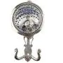 Fongbay New Style Art Zinc Alloy Metal Tieback Multi Use Wall Coat Hook Curtain Hook Holdbacks Clothes Hanger Wall Hooks (Carving Hollow Out Design) (Silver) Fongbay New Style Art Zinc Alloy Metal Tieback Multi Use Wall Coat Hook Curtain Hook Holdbacks Clothes Hanger Wall Hooks (Carving Hollow Out Design) (Silver)