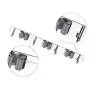 Broom Mop Holder, Stainless Steel Heavy Duty Wall Mount Storage Organizer Tools Hanger with 3 Racks 4 Hooks for Kitchen Bathroom Closet Garage Office Garden (3 Racks 4 Hooks) Broom Mop Holder, Stainless Steel Heavy Duty Wall Mount Storage Organizer Tools Hanger with 3 Racks 4 Hooks for Kitchen Bathroom Closet Garage Office Garden (3 Racks 4 Hooks)