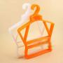 wing1 5PCs Childrens Siamese Clothes Hangers for Clothing Store Plastic Tubular Slotted Child Baby Clothing Hanger Storage Organizer,K