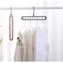 10pcs Random Color 9 Holes Rotate Anti-Skid Folding Hanger Portable Hanging for Home Wet Dry Clothes 10pcs Random Color 9 Holes Rotate Anti-Skid Folding Hanger Portable Hanging for Home Wet Dry Clothes