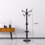 Q_Entryway Furniture Retro Clothes Rack Nordic Coat Stand Simple Hat Coat Rack Living Room Bedroom Floor Hanger Hall Office Clothes Tree Hall Trees