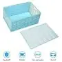 MUYOZZ 25 Quart Collapsible Storage Bins with Lids Foldable Plastic Storage Boxes for Home,Office,Car Trunk,Closet,Blue MUYOZZ 25 Quart Collapsible Storage Bins with Lids Foldable Plastic Storage Boxes for Home,Office,Car Trunk,Closet,Blue