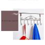 HJYPYJ Magic Hanger,Multifunction Magical Hangers,Iron No Trace Hook up Hanger,Space-Saving Organizer Hangers, Strong Bearing Capacity/Black / 5 pcs