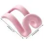 Seaskyer 15Pcs Creative Mini Flocking Clothes Hanger Home Easy Hook Closet Organizer (Pink)