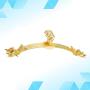 Cabilock Clothes Hanger 10PCS Anti-Slip Clothes Hangers Thickened Undewear Hanger Clip Hangers for Home Shop (Gold Smooth)