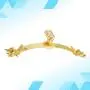 Cabilock Clothes Hanger 10PCS Anti-Slip Clothes Hangers Thickened Undewear Hanger Clip Hangers for Home Shop (Gold Smooth)