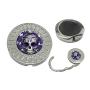 Purse Hanger Folding Handbag Hook - Sugar Skull Table Hook Folding Bag Desk Hanger Foldable Holder
