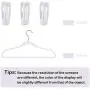 Trgowaul Velvet Hangers Clips 60 Pack, Pants Hangers Velvet Clips, Strong Finger Clips Perfect for Thin Velvet Hangers (White 60 pc) Trgowaul Velvet Hangers Clips 60 Pack, Pants Hangers Velvet Clips, Strong Finger Clips Perfect for Thin Velvet Hangers (White 60 pc)