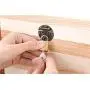 Willcomes Wooden Money Storage Boxes Treasure Chest Piggy Bank Handmade Jewelry Organizer With Lock and Two Keys