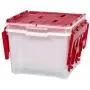 IRIS USA, Inc. WL-60 Holiday Ornament Storage Box, 2 Pack, Pearl/Red IRIS USA, Inc. WL-60 Holiday Ornament Storage Box, 2 Pack, Pearl/Red
