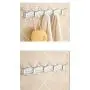 Hook Rail/Coat Rack Adjustable Wall Hooks Towel Hooks Stainless Steel Chrome Wall Mount Door Coat Hooks Clothes Hanger Rack Jacket Pegs For Bathroom Living Room Kitchen For Easy Installation , 8 hooks