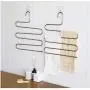 Multifunctional Clothes Hangers 5 Layer 5pcs S Shape Pants Storage Hangers Cloth Rack Multilayer Storage Organization Drying Hanger