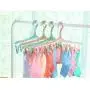 Cabilock Clothes Hanger 4pcs Creative 8 Clips Wind Buckle Multi-Purpose Hanger Plastic Clothes Drying Rack Socks Underwear Drying Rracks(Assorted Color) Cabilock Clothes Hanger 4pcs Creative 8 Clips Wind Buckle Multi-Purpose Hanger Plastic Clothes Drying Rack Socks Underwear Drying Rracks(Assorted Color)