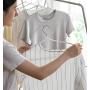 HongTeng Hanger Clothes Hanging Dry Home Simple Clothes Hanging 3 Pack (Size : 12)