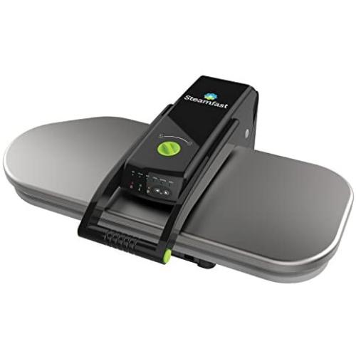 Steamfast SF-680 Digital Steam Press with Multiple Fabric Settings and Steam Burst Function,Stainless/Black