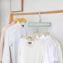 ??Jonerytime??Clothes Hanger Clothes 9 Hole Towel Hook Closet Organizer Plastic Storage Rack