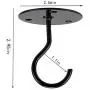 3 Pcs Wall Mount Ceiling Hooks, Ceiling Hooks Heavy Duty, Iron Ceiling Hooks for Plants, Hanging Bird Feeders, Wind Chimes, Outdoor Decoration Hooks 3 Pcs Wall Mount Ceiling Hooks, Ceiling Hooks Heavy Duty, Iron Ceiling Hooks for Plants, Hanging Bird Feeders, Wind Chimes, Outdoor Decoration Hooks